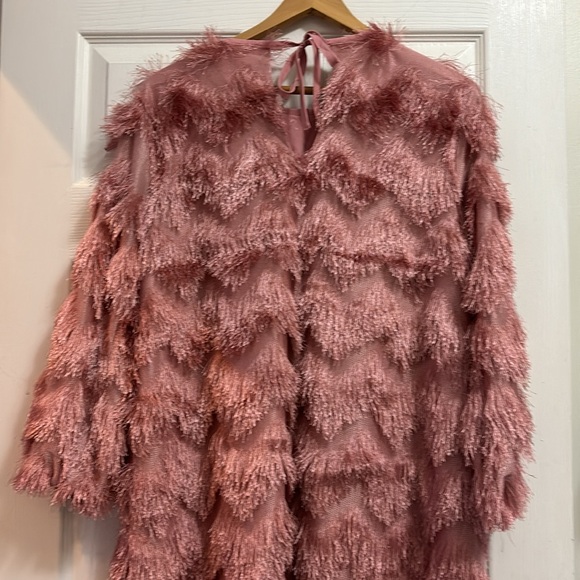 Hutch Fringed Chevron Dress from Anthropologie - Picture 5 of 9